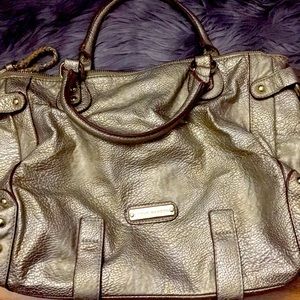 Steve Madden gold handbag